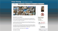 Desktop Screenshot of evianchoong.com